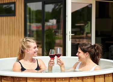 Romantische cabin met wellness - 5