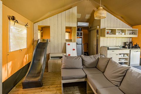 Luxe glampingtent met privé sanitair - 4