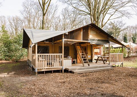 Tente de glamping spacieuse avec poêle confortable - 3