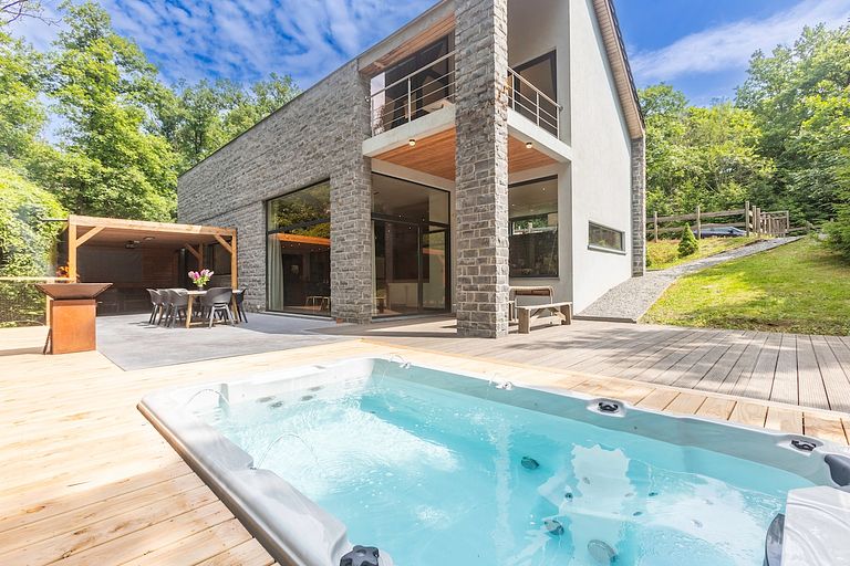 Villa bien-être avec terrasse cinéma à Durbuy - 1