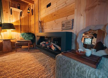 Treelodge with sauna in the Ardennes in Durbuy (Bomal-sur-Ourthe)