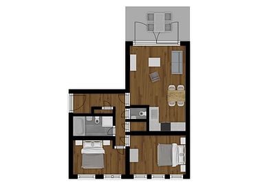 Comfortable city apartment with balcony - 13