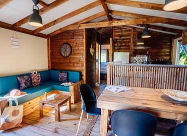 Houten lodge met privé hottub - 7