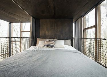 Overnight among the trees in glass cabin - 11