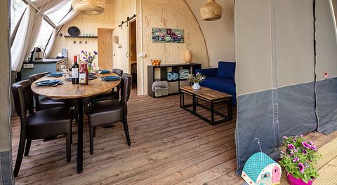 Tente glamping de luxe au bord d'un lac avec vue - 5