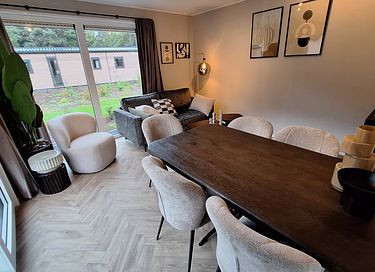 Modern lodge with a private hot tub in Drenthe - 6