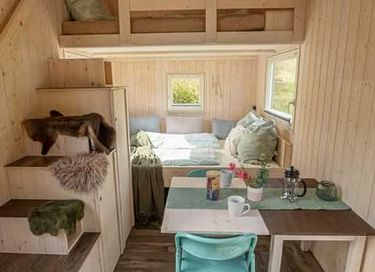 Charmante glamping-wagen in het groen - 3