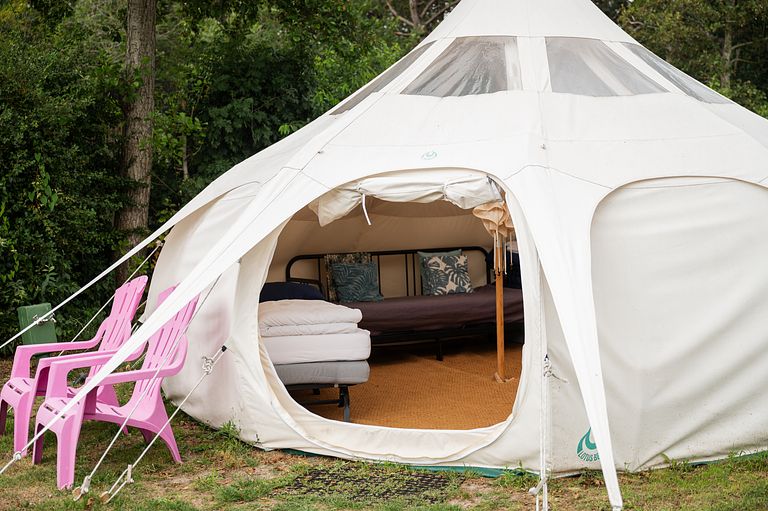 Glamping tent with a view of the stars by the sea - 1