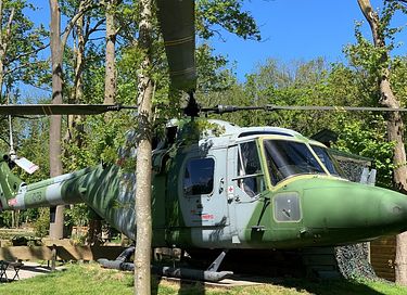 Slapen in een helikopter