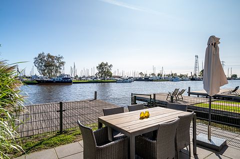 water villa with private jetty in Friesland - 3