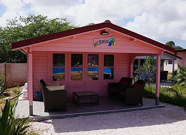 Kleurrijk huisje voor 2 op Curaçao