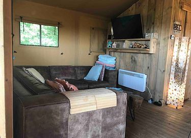 Bijzondere glampingtent aan het Heegermeer - 11