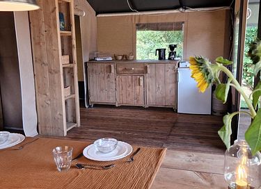 Safarizelt auf einem Familiencampingplatz in Overijssel - 3