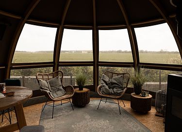 Tente panoramique chauffée avec hottub privé - 8