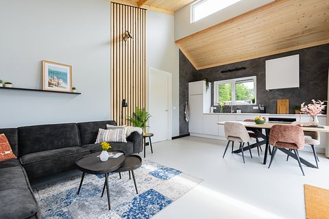 Modern vakantiehuis met hottub in Drenthe - 5