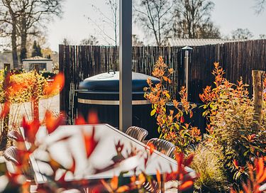 Hyggeligt feriehus med spabad
