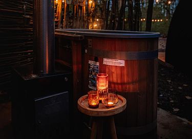 Camping Pod inmitten des Waldes mit privatem Whirlpool - 10