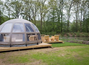 Grote glamping tent met panoramadak  - 2