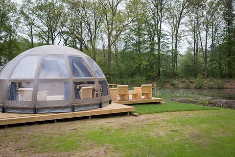 Grote glamping tent met panoramadak  - 2
