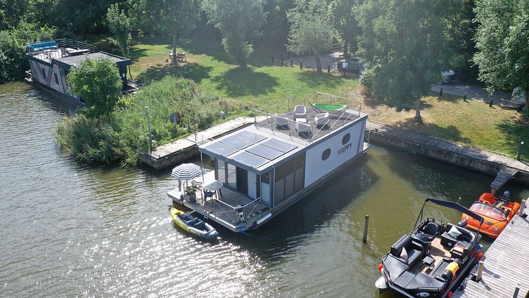 Luxe houseboat met dakterras - 1