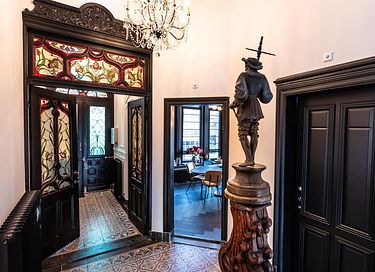 Chambre romantique avec baignoire en hôtel-boutique - 7