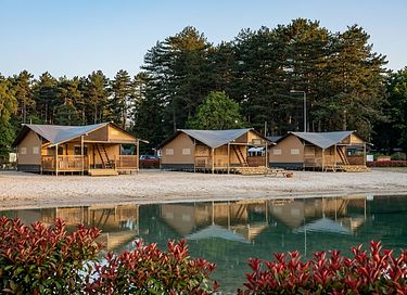 Tente de glamping pour 8 personnes en Campine