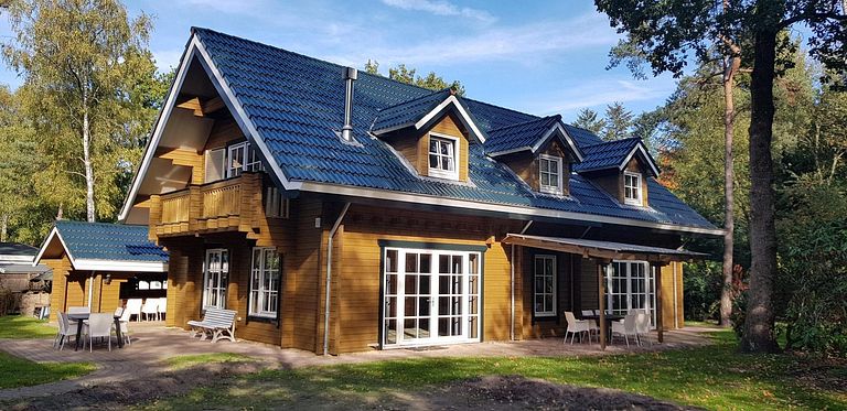 Waldhaus aus Holz mit Sauna auf der Veluwe - 1