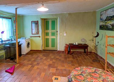 Séjour spacieux dans une grange en bois avec cinéma - 14