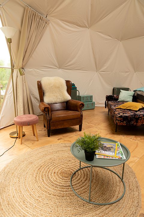 Glamping Kuppelzelt auf einem Campingplatz in Drenthe - 3