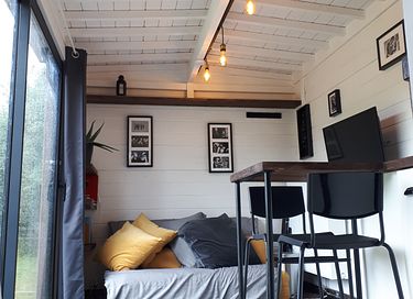 Tiny house avec sauna et bain à remous - 17