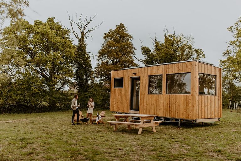 Romantisch Tiny house midden in de natuur - 1