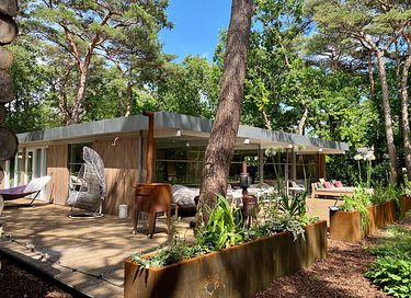 Romantic hide out in the forest near the sea