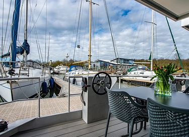 Luxe waterlodge in een jachthaven  - 19