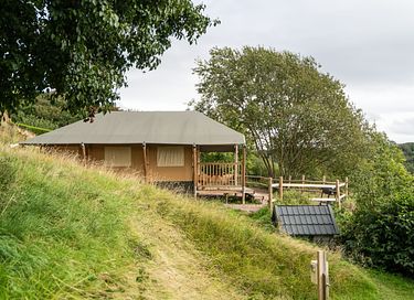 Geräumiges Glamping-Zelt in der Normandie