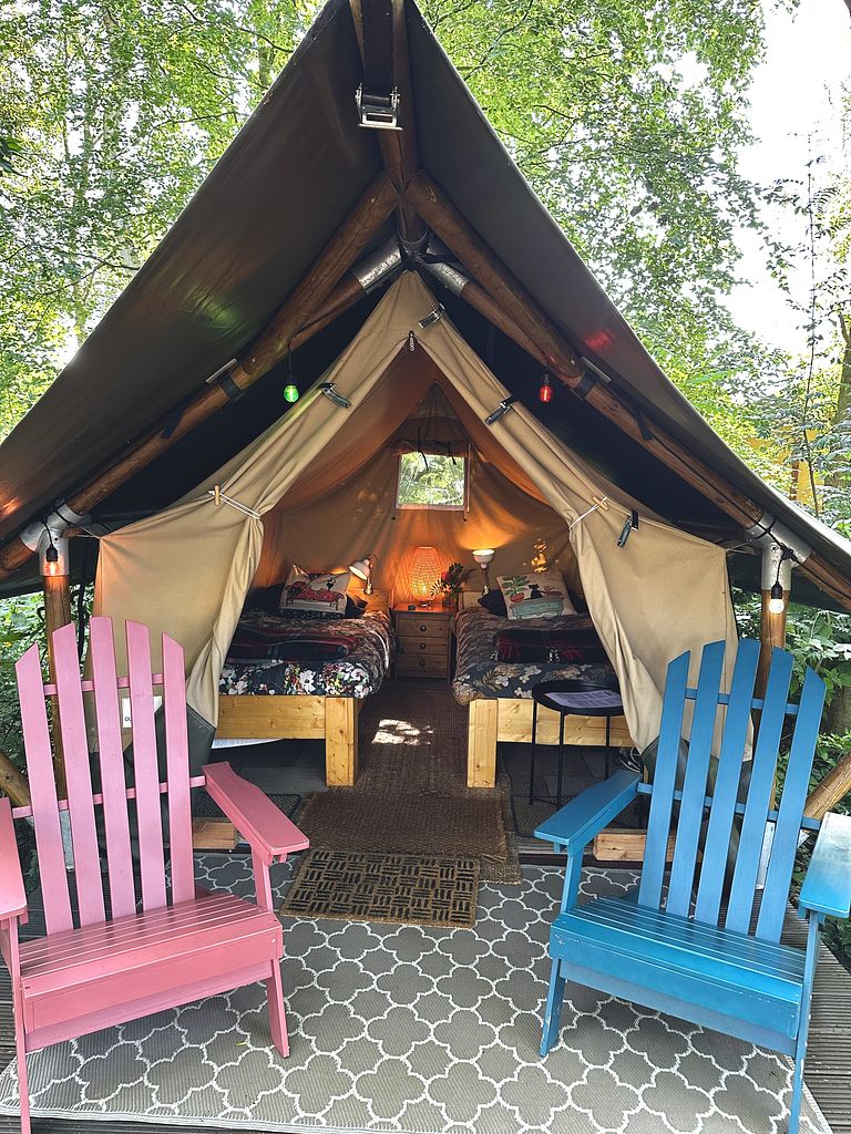 Safaritent op een eco-camping in Groningen - 1