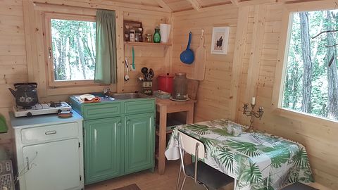 Roulotte dans un camping français boisé - 4