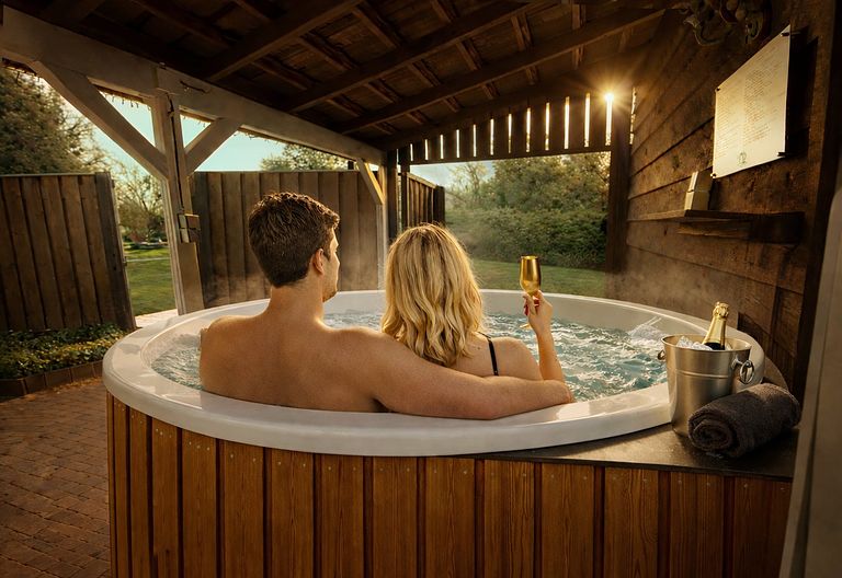 Romantic suite with sauna and hot tub - 1