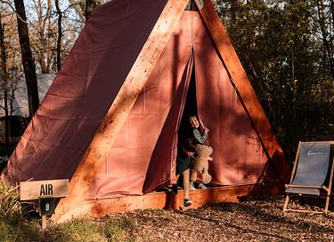 Glamping op een voormalige militaire basis - 5