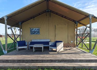 Tente Glamping sur mini camping dans le Brabant du Nord