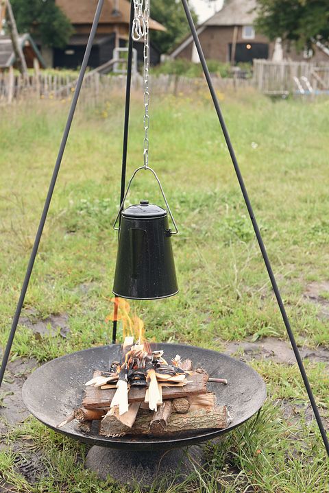 Houten cabin met hottub in het groen - 3