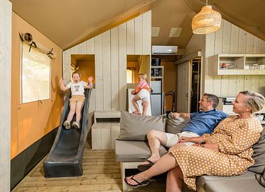 Luxe glampingtent met privé sanitair - 3