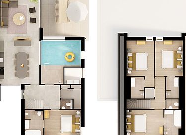Logement de vacances pour 8 personnes avec piscine privée - 40