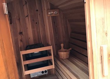 Romantisch overnachten in pipowagen met sauna - 7