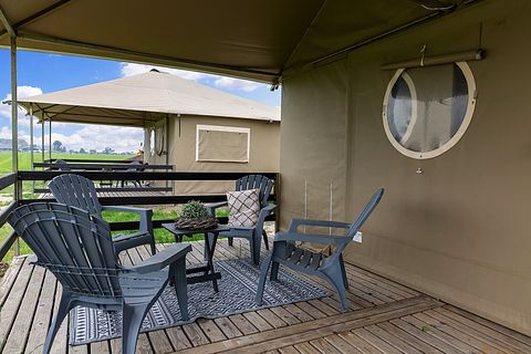 Luxe glamping lodge (4p) op boerencamping - 3