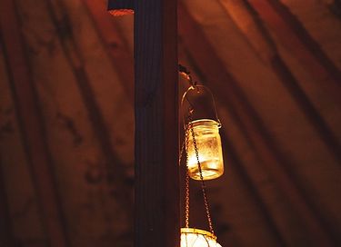Yourte colorée dans un camping écologique à Groningue - 14
