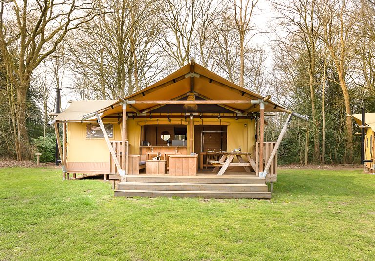 Sfeervolle glampingtent tussen bos en heide - 1