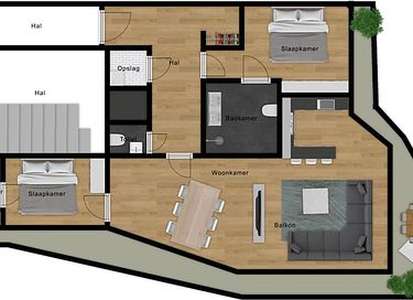 Appartement (4p) met prachtig uitzicht - 12