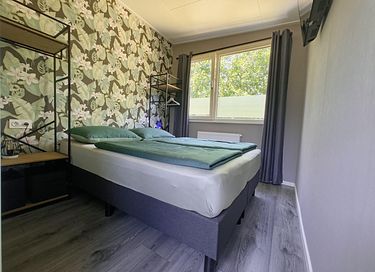 Houten lodge met omheinde tuin in Duitsland - 12