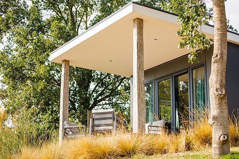 Pavillon pour 4 personnes au bord d'un lac récréatif - 5
