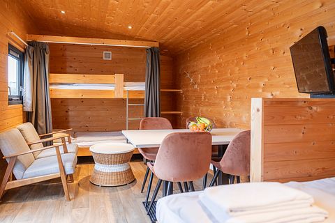 Knusse, houten cabin in de duinen - 3
